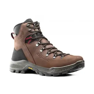 Alpina Prima 6 inch Men's Backpacking Boots Brown - Waterproof Vibram Sole 690Z2B Trekking Footwear
