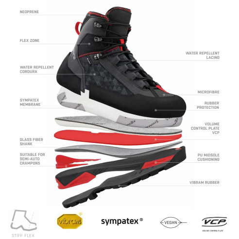 Alpina CARABINER Men's Boots - Mountaineering Hiking  Motorcycle Gear