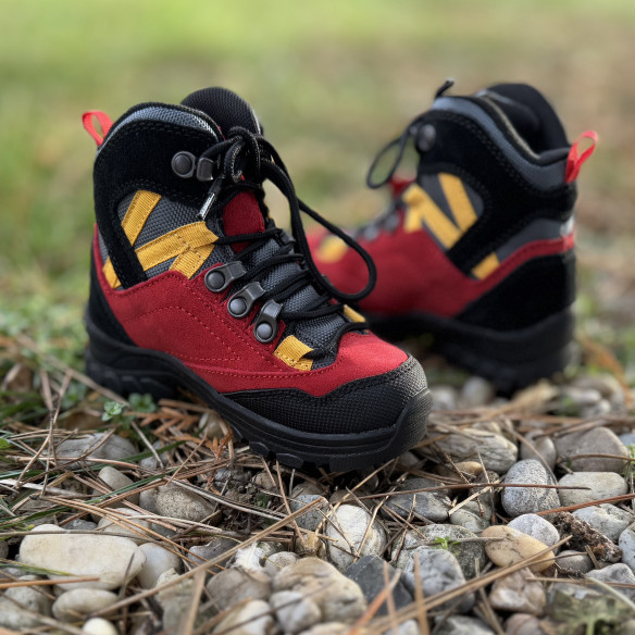 ALPINA kids hiking shoes alv jr RED