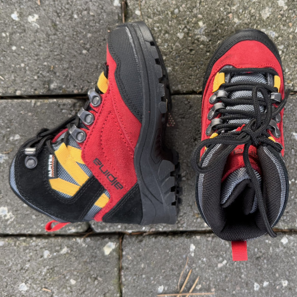 ALPINA kids hiking shoes alv jr RED