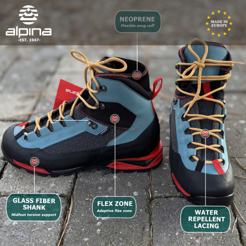 ALPINA hiking outdoor shoes Carabiner Women