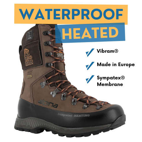 Alpina HUNTER HEAT - Men's Waterproof Insulated Heated Hunting Boots