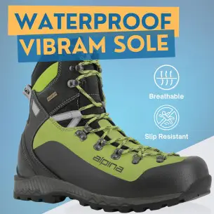 Alpina DIABLO Mountaineering Boots | Hiking | Backpacking | Vibram | Sympatex