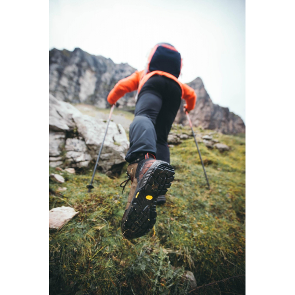 Alpina HELIOS GTX Men's Hiking Shoes, Full Leather, Vibram Sole, Breathable