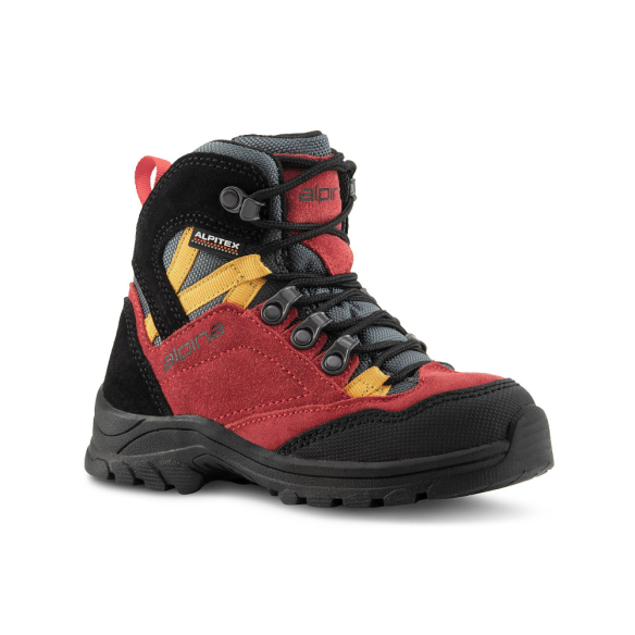 ALPINA kids hiking shoes alv jr RED