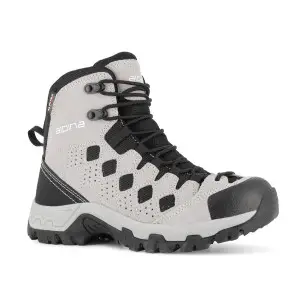 Waterproof Alpina Simbia Women's Hiking Boots - Slip-Resistant Trekking Footwear in Grey